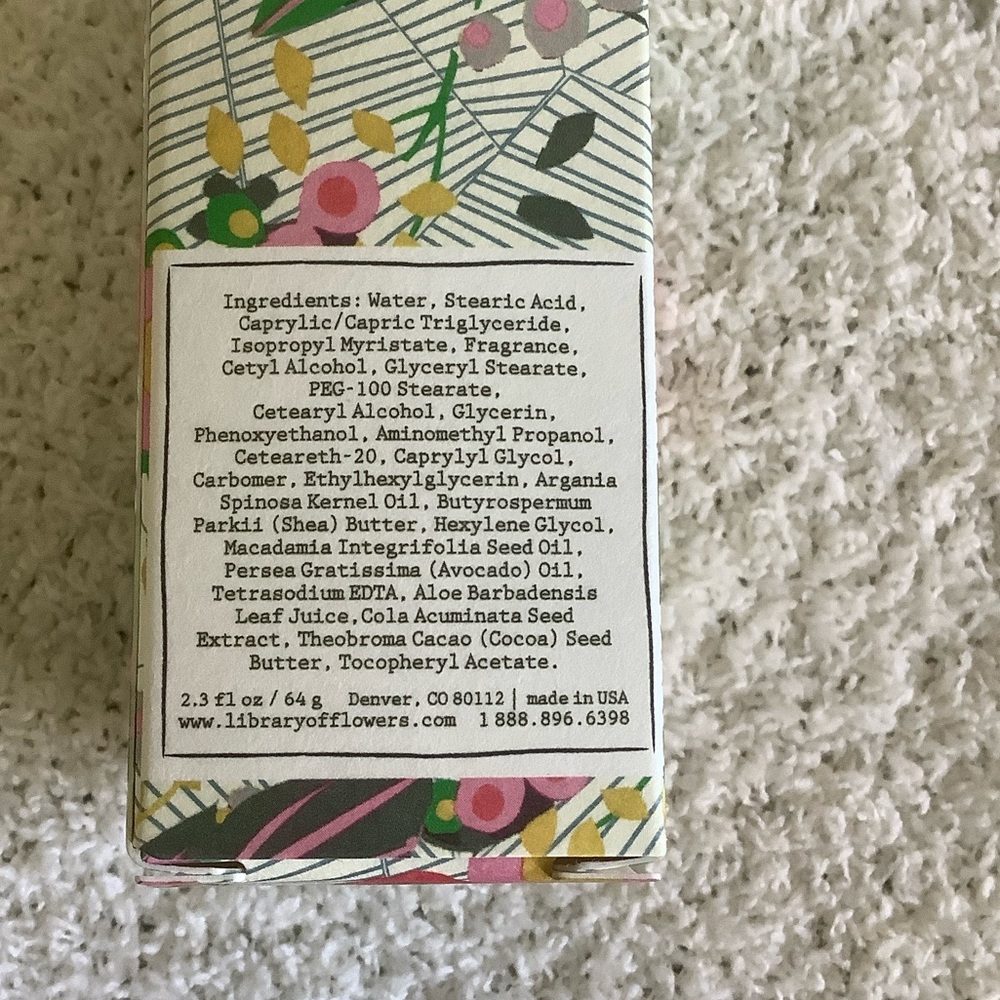 Library of Flowers Scented  Handcreme Margot Elena Wildflower & Fern NWT 2.3oz - Picture 10 of 15